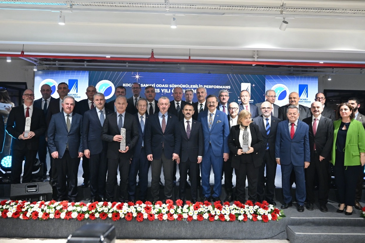 Kocaeli Sanayi Odası'nda Sürdürülebilir Performans Ödülleri sahiplerini buldu
