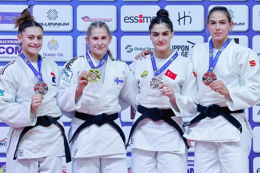 Konyalı judocu Sinem Oruç'a Moldova'dan bronz madalya