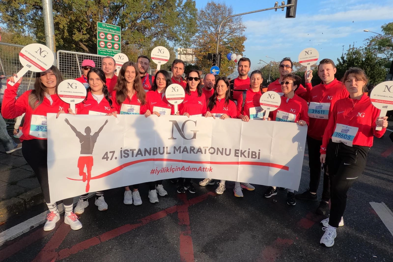 47. İstanbul Maratonu’nda  NG Grup adımları iyiliğe attı!