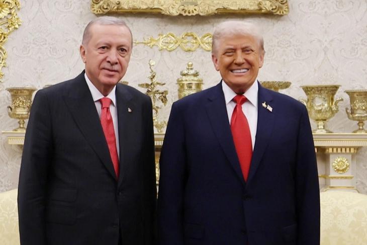 Cumhurbaşkanı Erdoğan, Trump'la görüştü