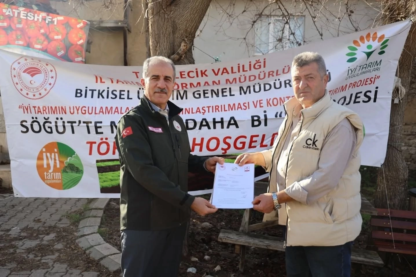 Bilecik Söğüt'te 'Marul Daha Bi İyi' projesi tamamlandı