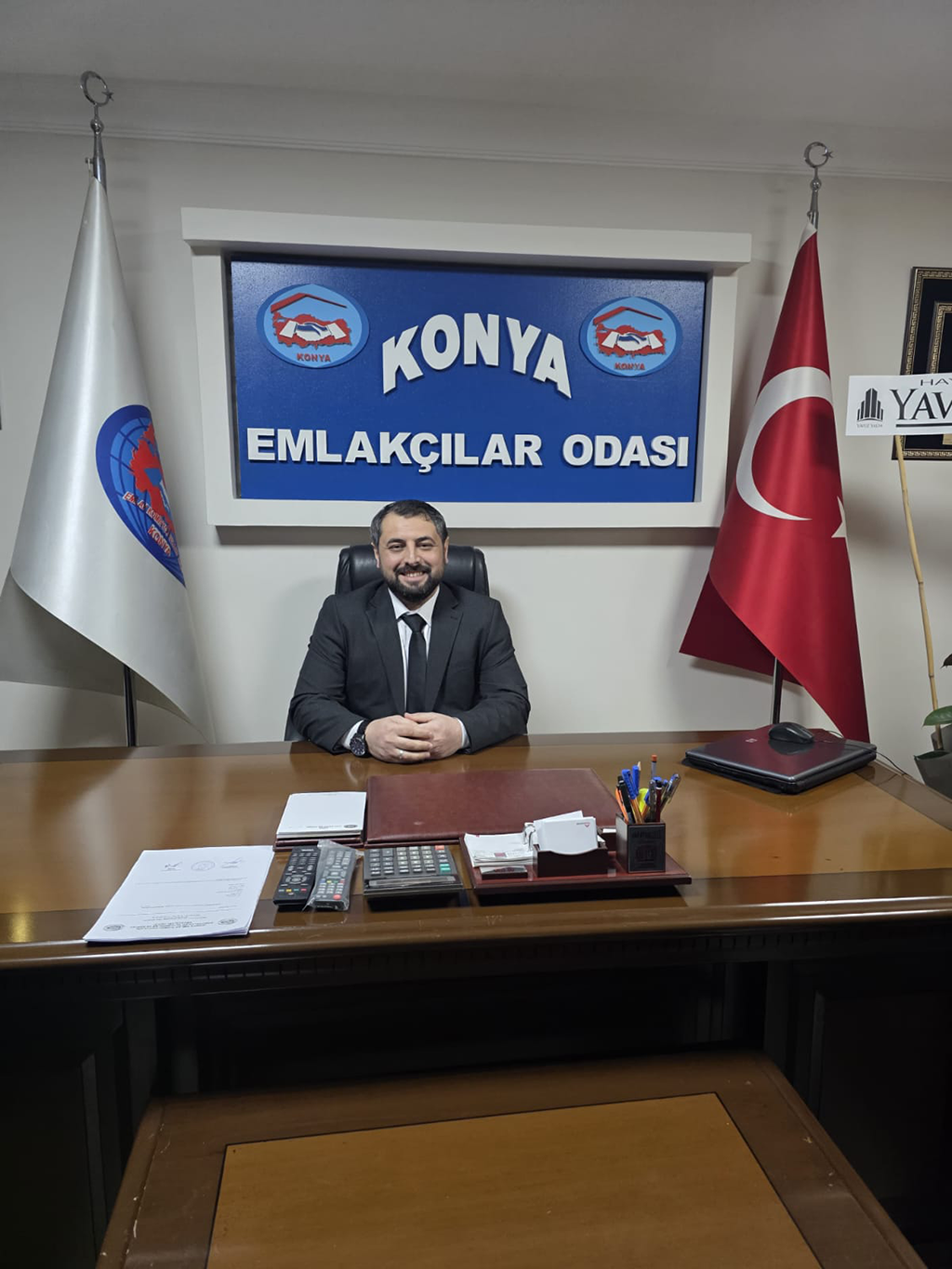 Konya Emlakçılar Odası’nda Görev Değişimi