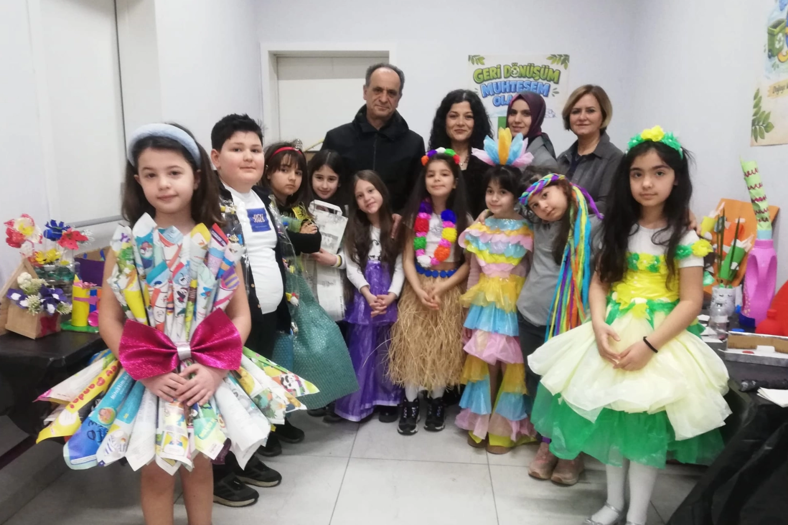 Mudanyalı miniklerden muhteşem 'dönüşüm' 