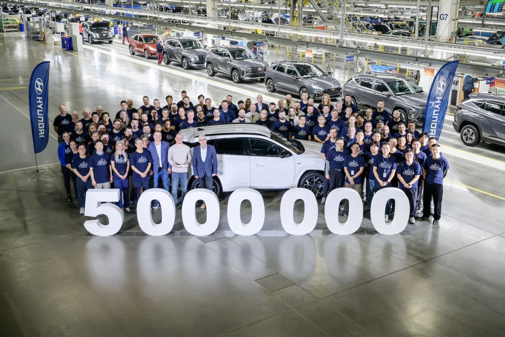 Hyundai Çek fabrikasında 5 milyonuncu aracını üretti