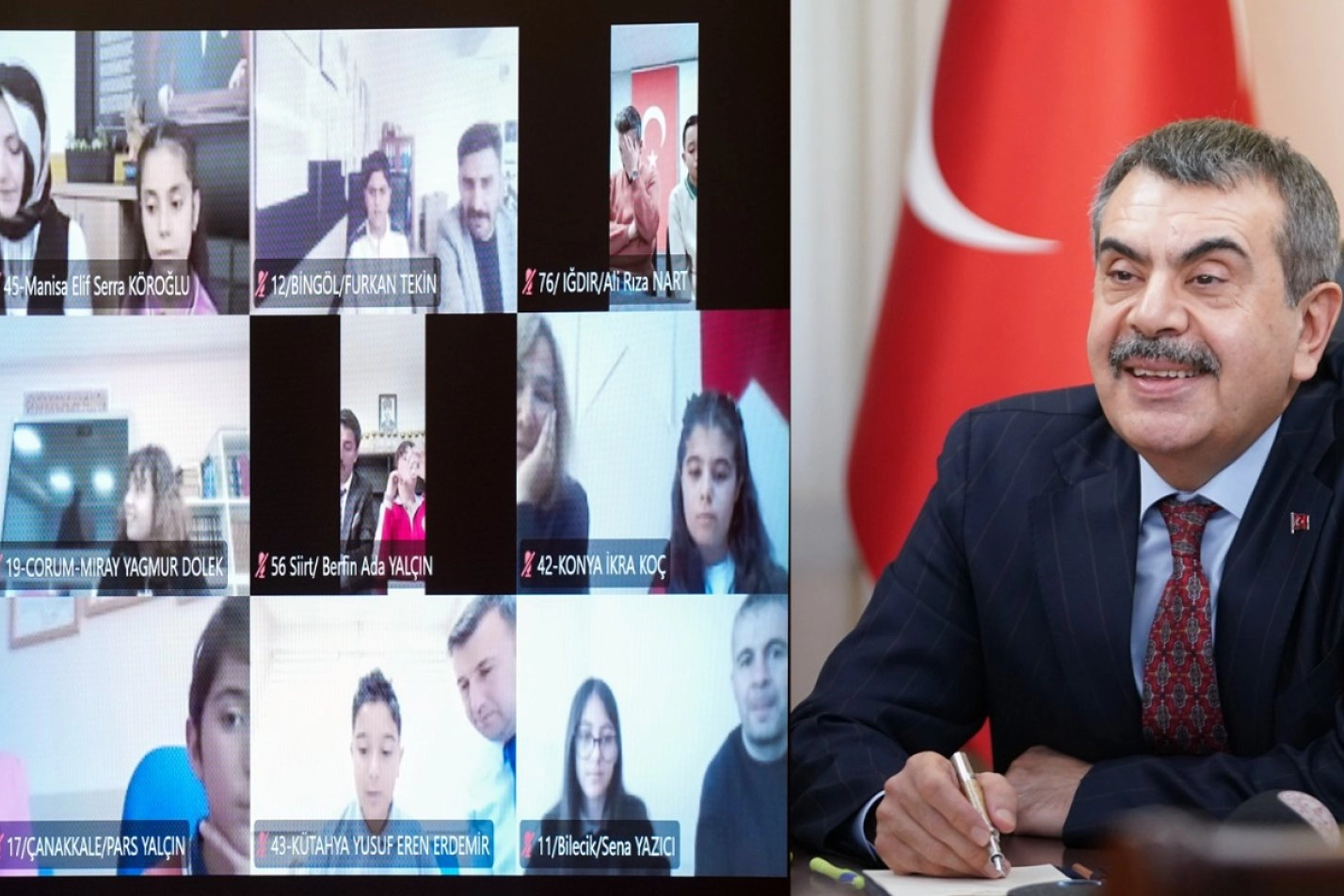 Bakan Tekin, 23 Nisan programını çocuklarla şekillendiriyor