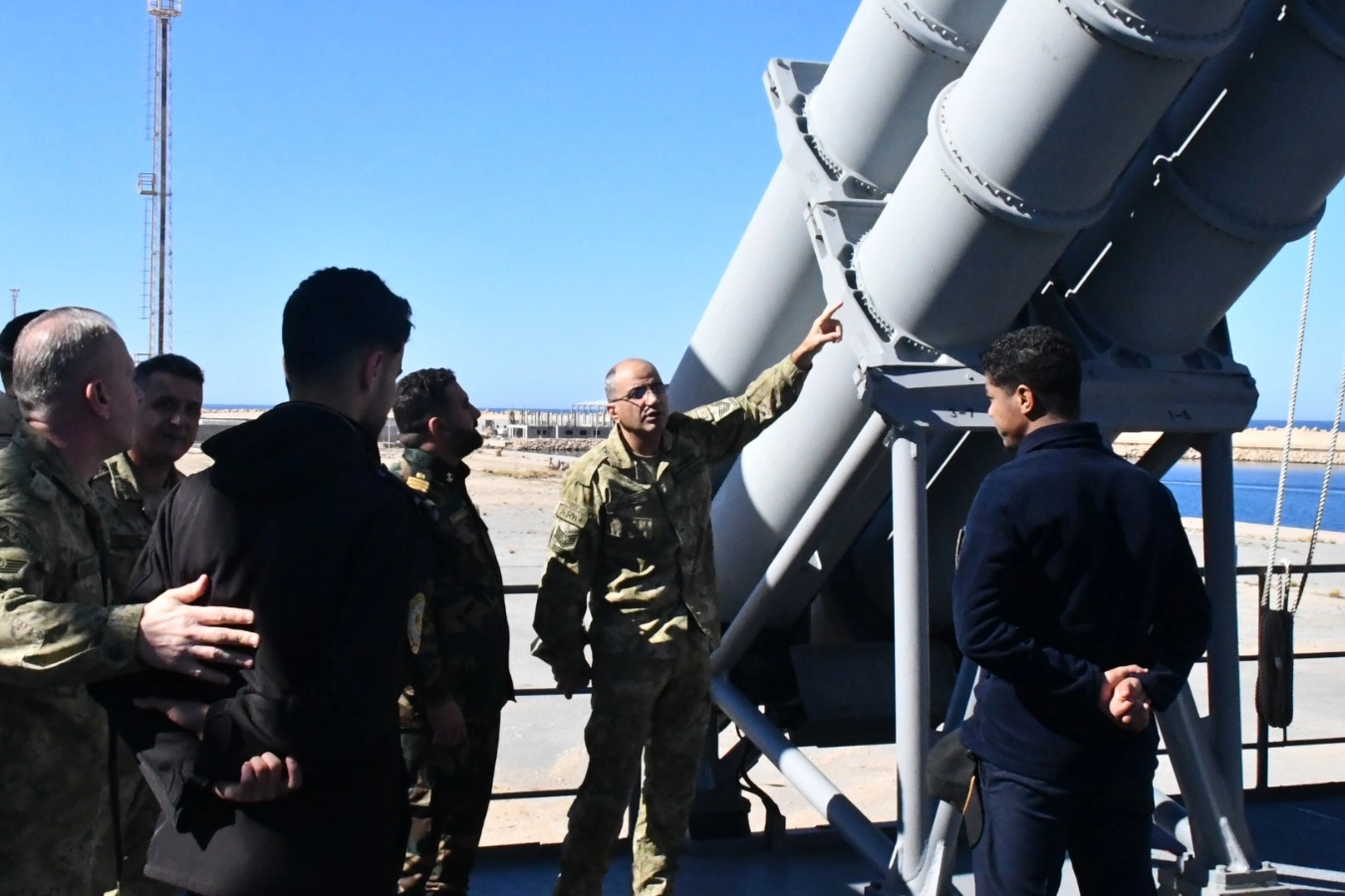 TCG Yıldırım'dan Libya Deniz Kuvvetleri'ne eğitim