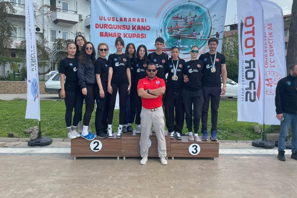 Eskişehirli kanocular Köyceğiz’den gururla döndü