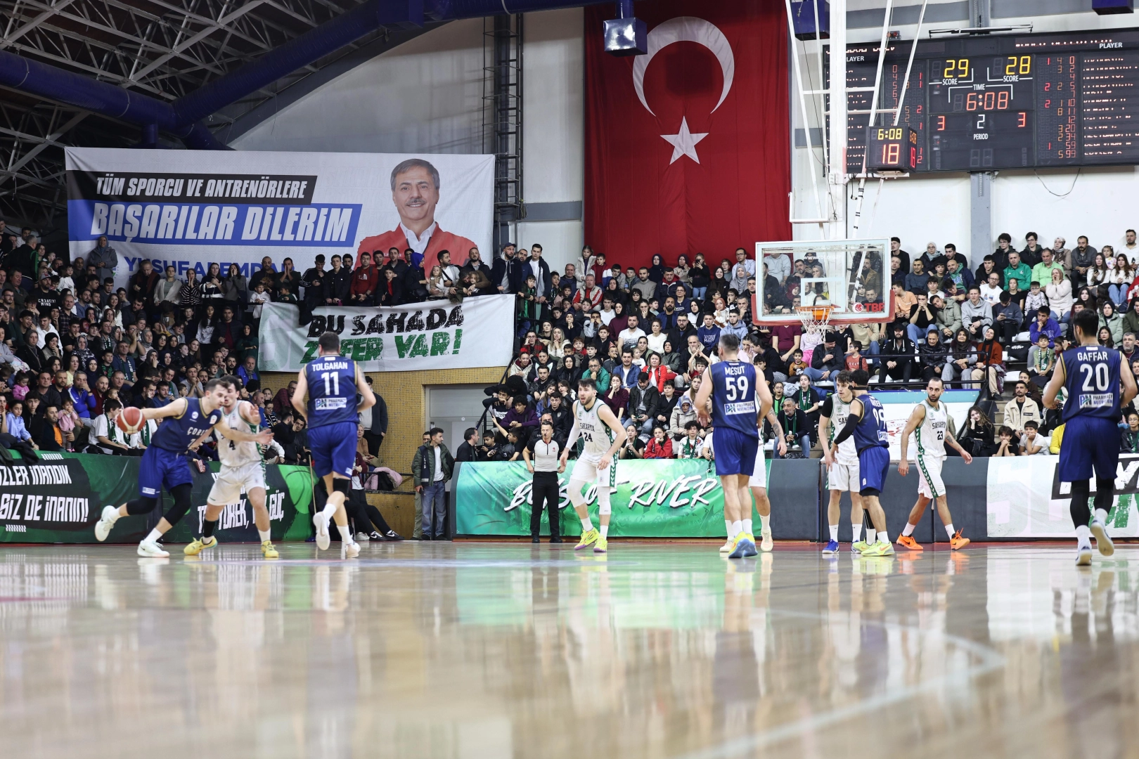 Sakarya Büyükşehir Basketbol Play-Off'ta Çiftlikköy’ü ağırlıyor