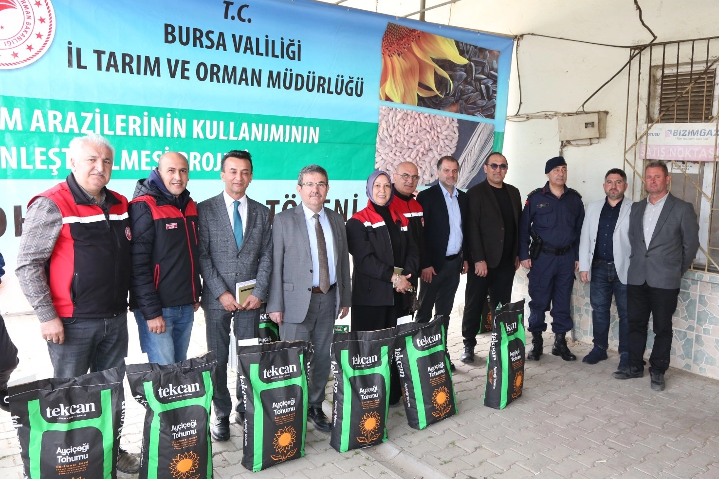 Bursa'nın üç ilçesinde ayçiçeği üretimine güçlü destek