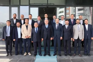 Kayseri protokolünden KTO'ya tebrik ziyareti
