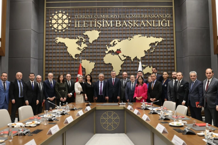 Türkiye Basın Federasyonu'ndan İletişim Başkanlığı'na ziyaret