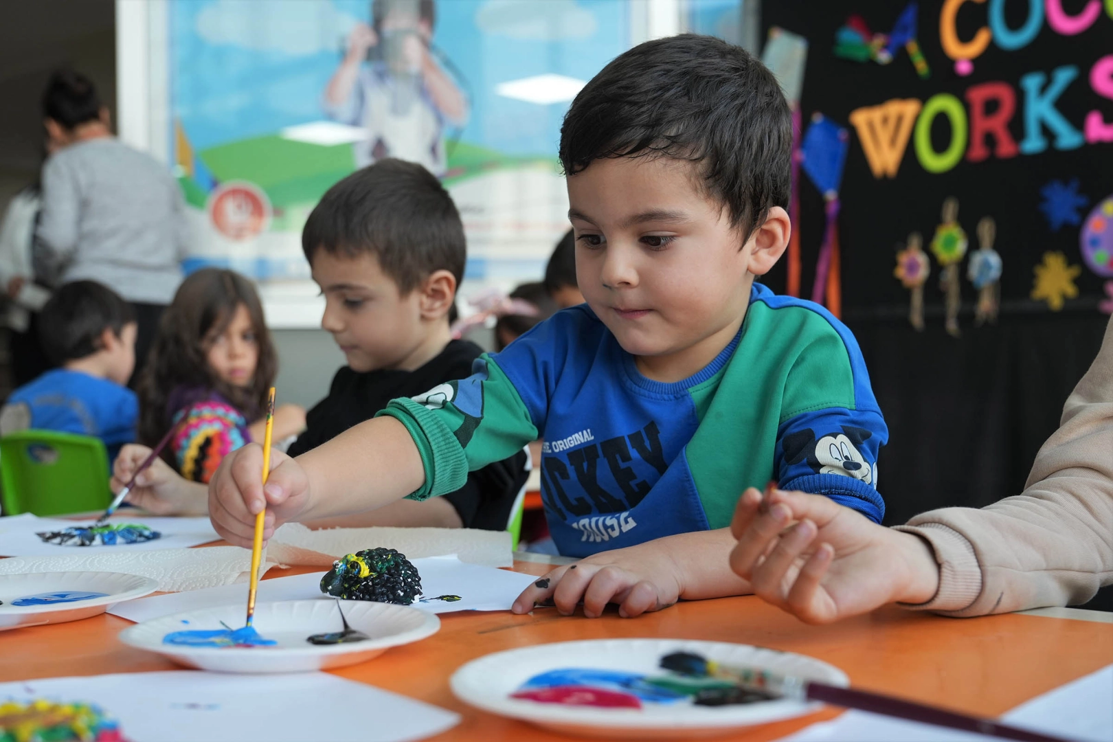 Ankara Keçiörenli çocuklar Workshop ile doyasıya eğlendi