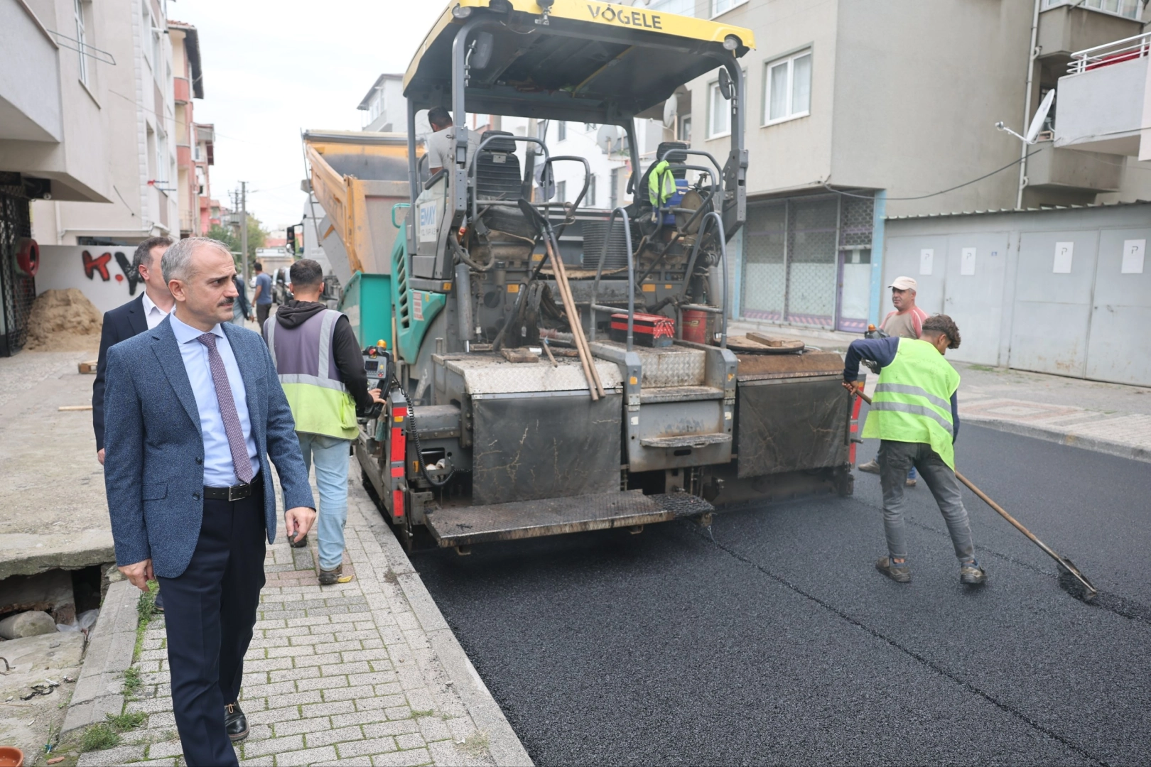 Kocaeli Çayırova'da yollar yenileniyor