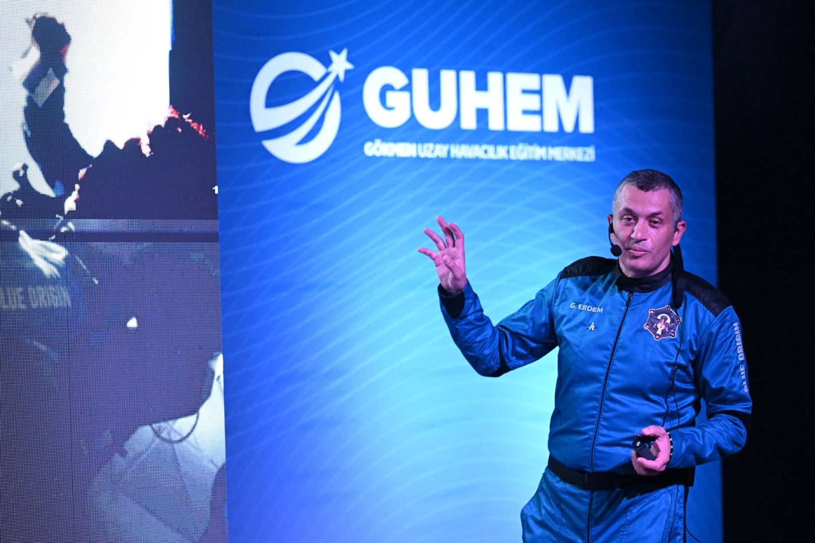 Türkiye’nin 3. astronotu Gökhan Erdem uzay deneyimini GUHEM’de paylaştı... GUHEM bana ilham oldu