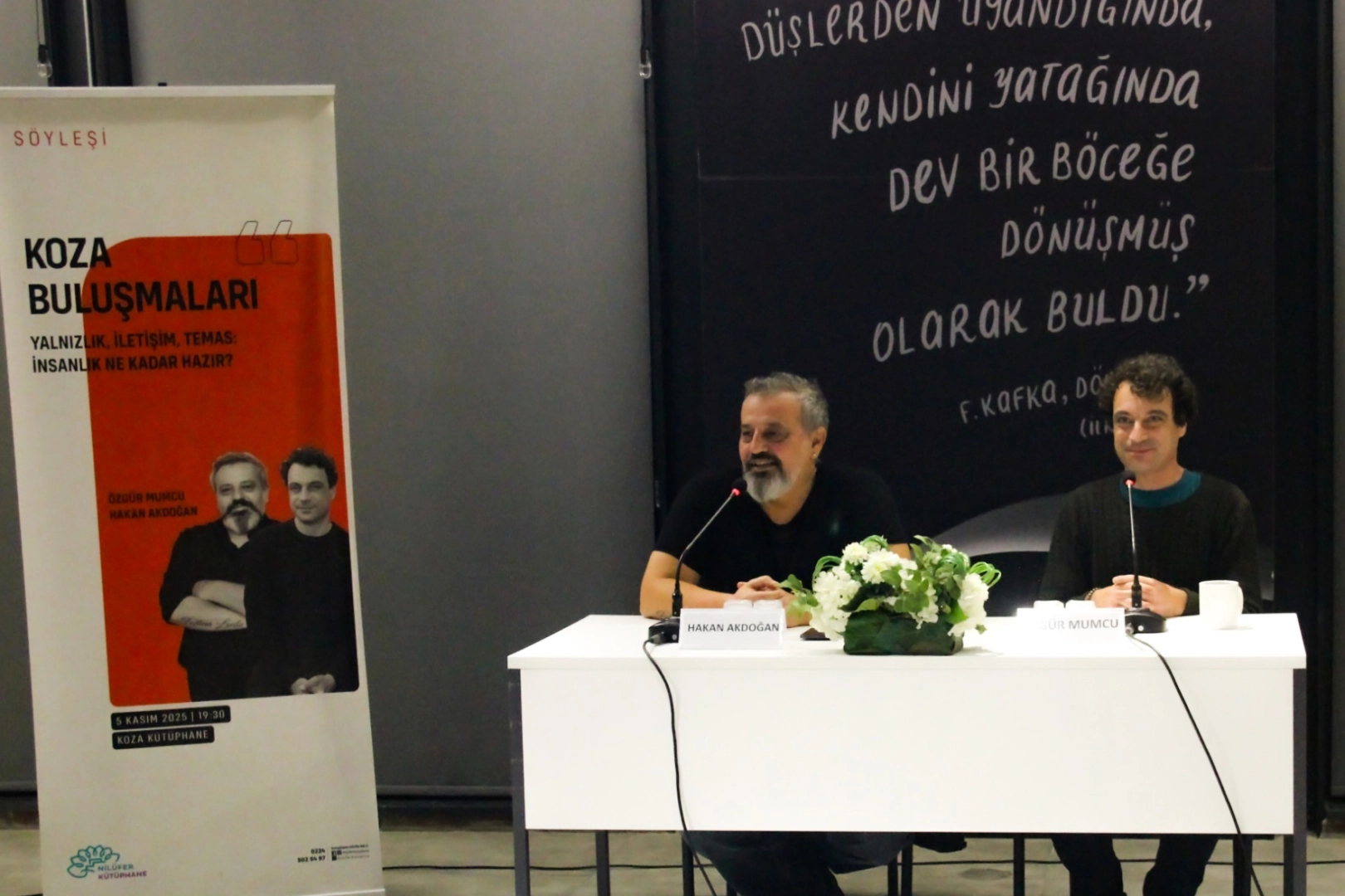Özgür Mumcu, Nilüfer’de 'Dijital Çağ ve Yalnızlık' üzerine konuştu
