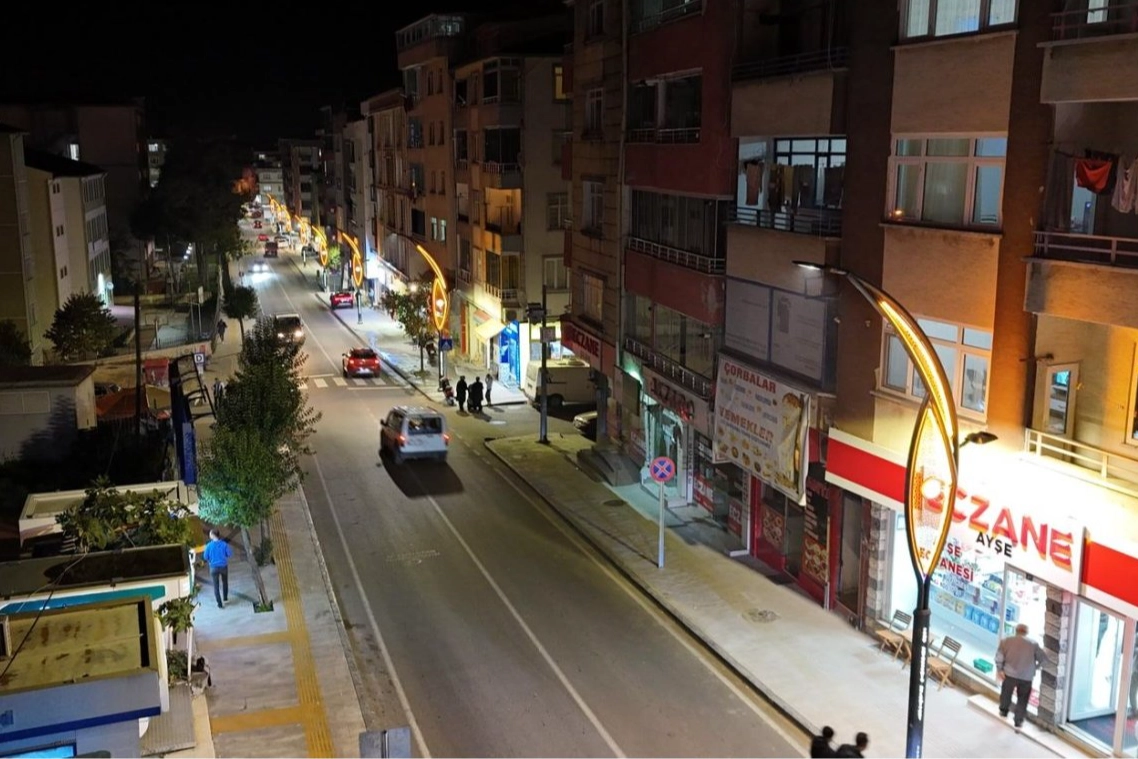 Ordu'da İbn-i Sina caddesi baştan sona yenilendi