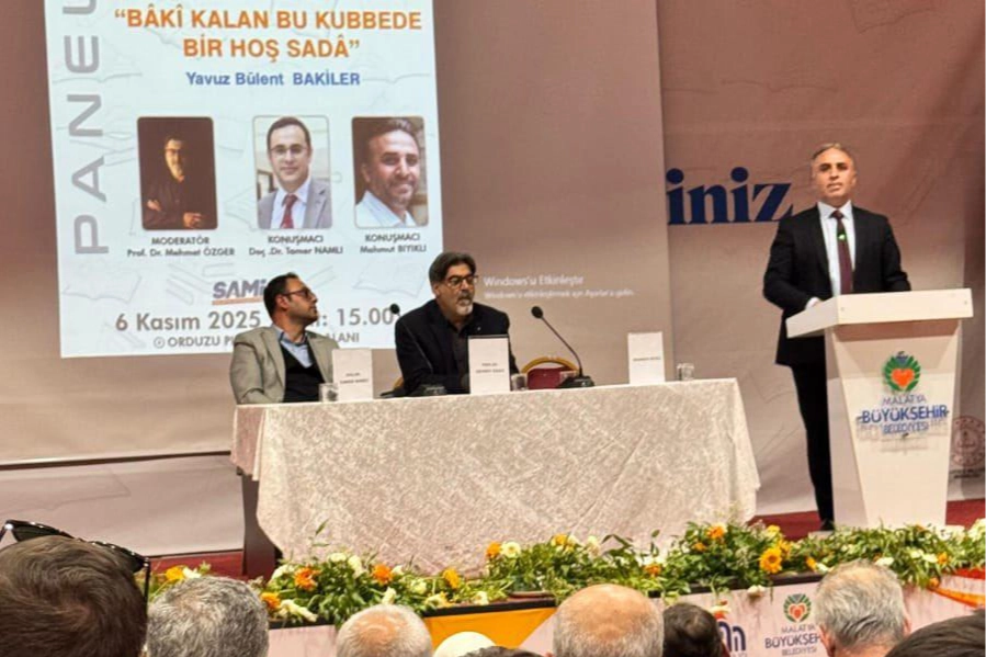Malatya Kitap Fuarı'nda Yavuz Bülent Bakiler konuşuldu