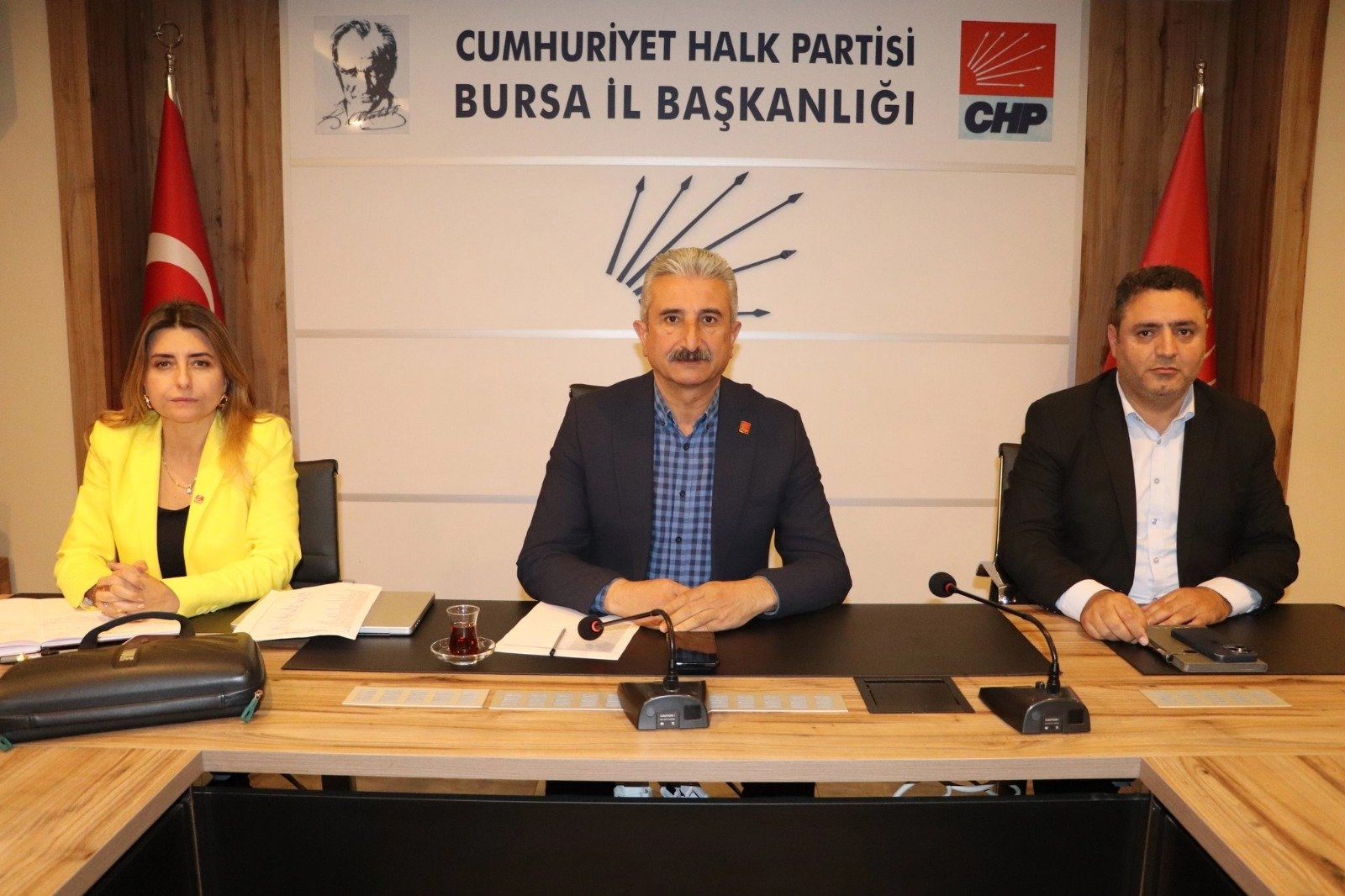 CHP Bursa İl Başkanlığı'nda görev dağılımı belli oldu