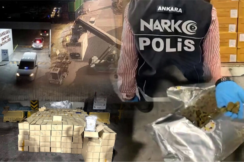 Derince Limanı'nda 1,5 tonluk skunk operasyonu: 5 gözaltı!