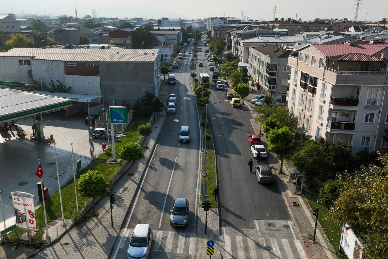 Bursa Gürsu'nun yollarına Büyükşehir eli