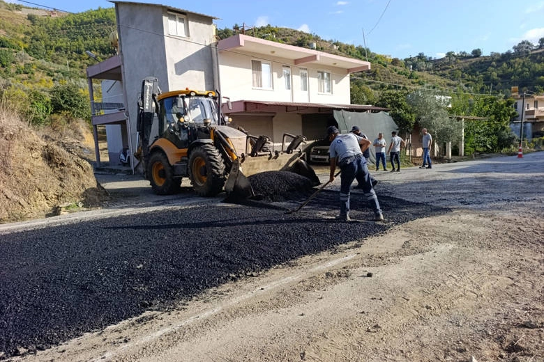 Alanya’nın kırsal yolları kışa hazırlanıyor
