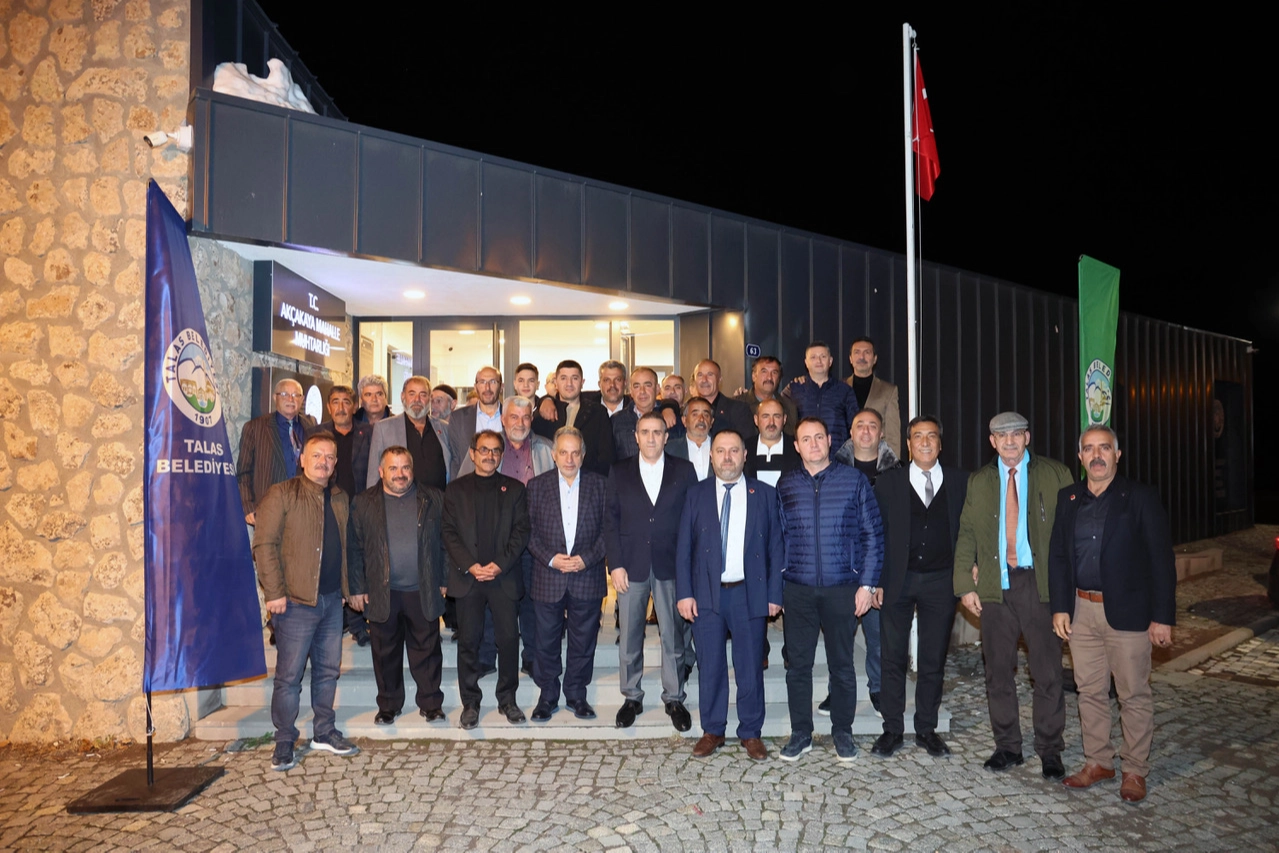 Kayseri Talas'ta muhtarlar Akçakaya'da buluştu