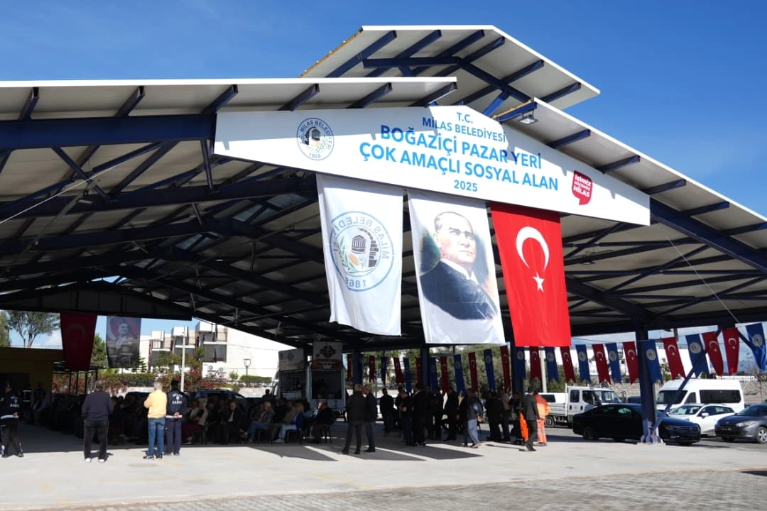 Muğla Boğaziçi'de 'Pazar Yeri ve Sosyal Alan' açıldı