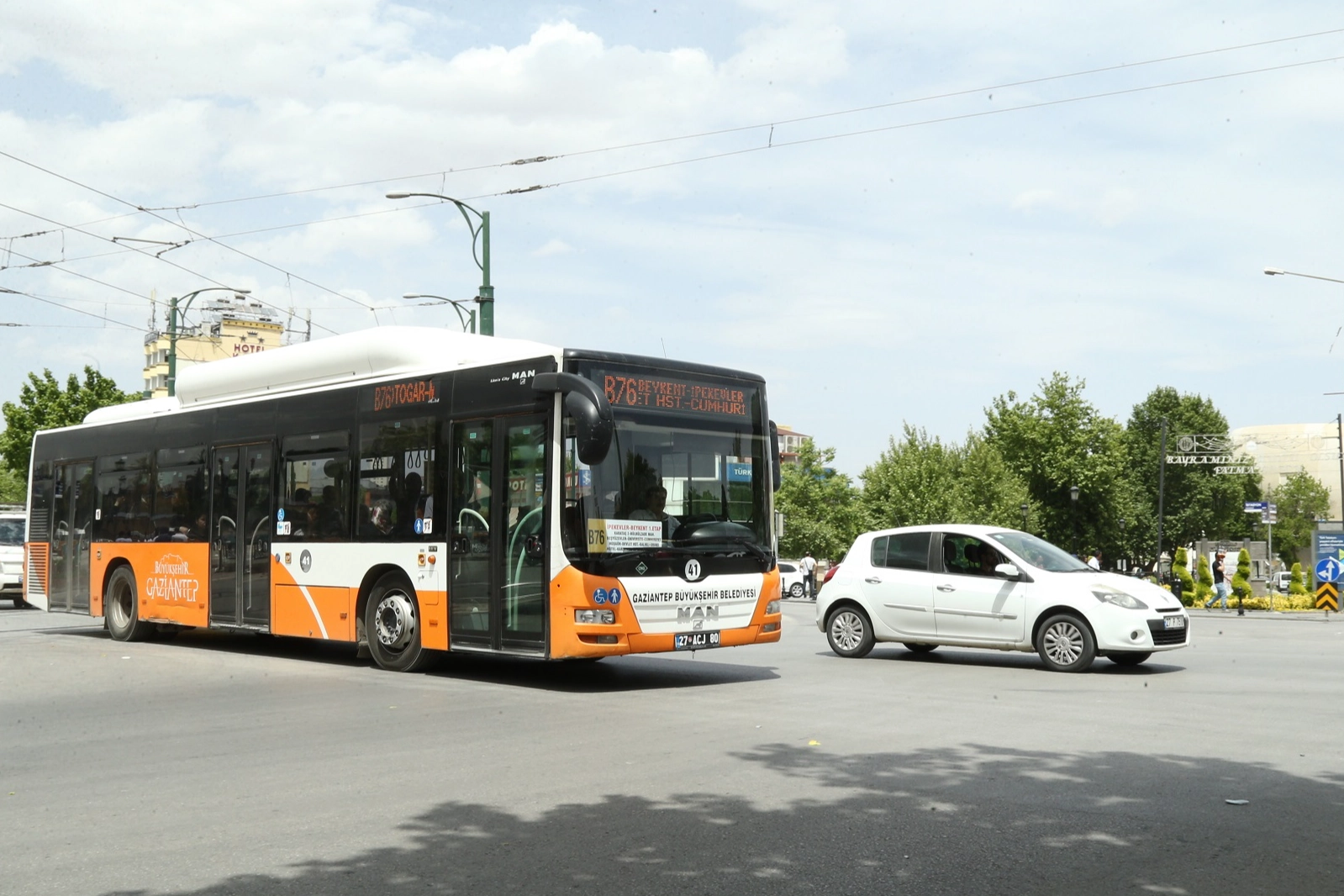 Gaziantep'te toplu ulaşım araçları 2 gün ücretsiz