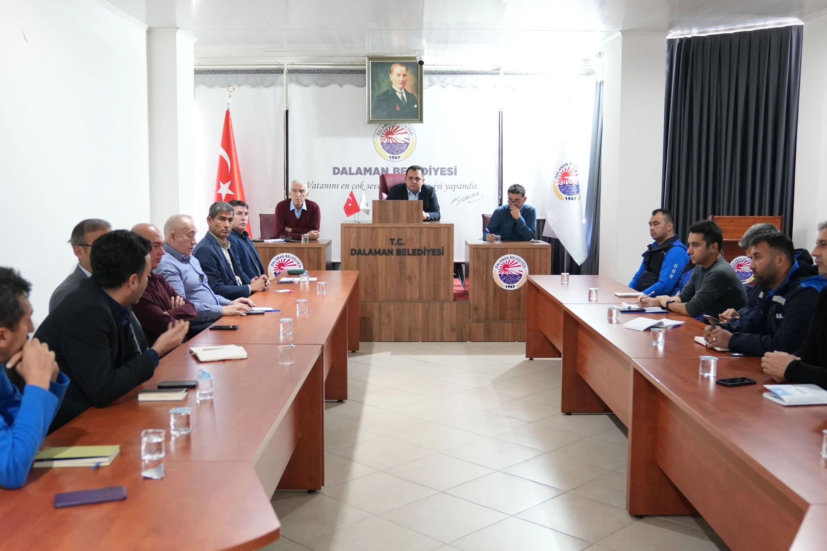 Muğla Dalaman’da doğalgaz çalışmaları toplantısı yapıldı