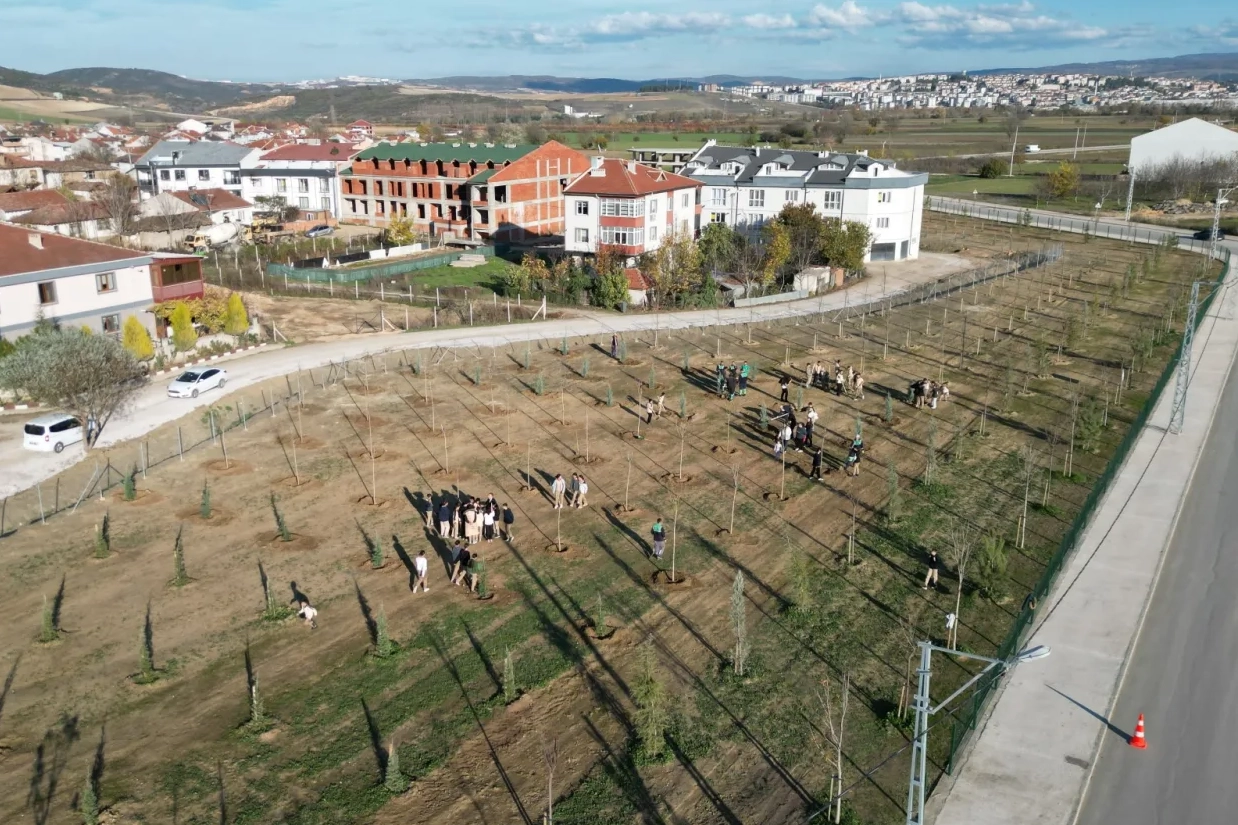 Bursa İnegöl'de 572 fidanlı koruluk Akhisar'a nefes oldu