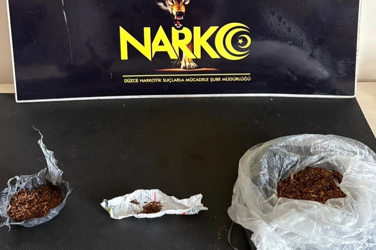 Düzce'de uyuşturucu operasyonu