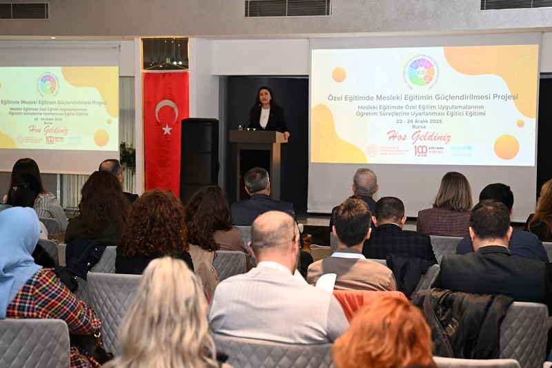 Mesleki eğitimde özel uygulamaları Bursa'da masaya yatırıldı