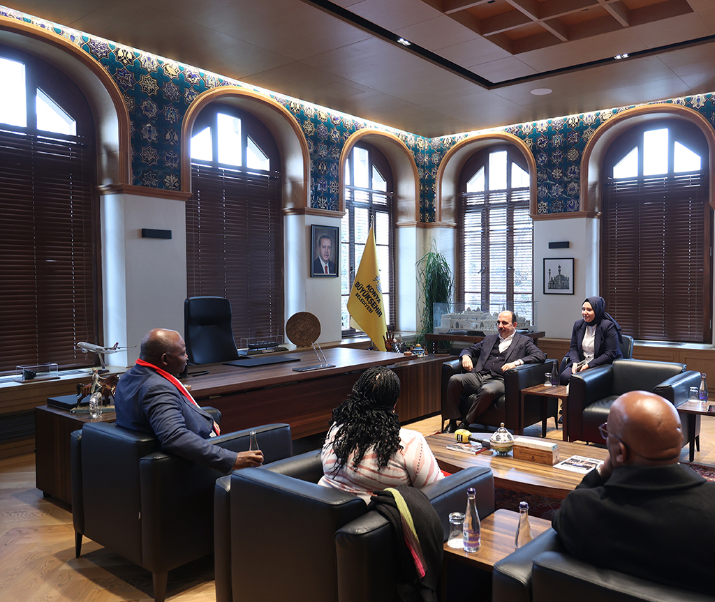 Güney Afrika Yerel Yönetimler Birliği Başkanı Stofile, Başkan Altay’ı Ziyaret Etti