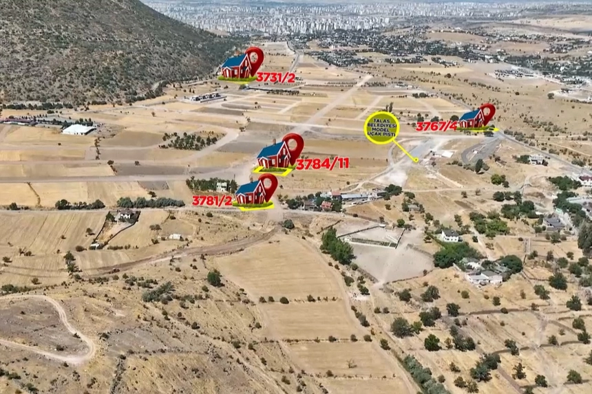 Kayseri Talas'tan 30 prestijli villa