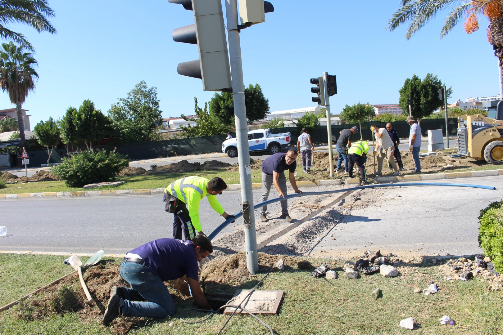 Antalya Manavgat’ta sinyalizasyon yenileme hamlesi