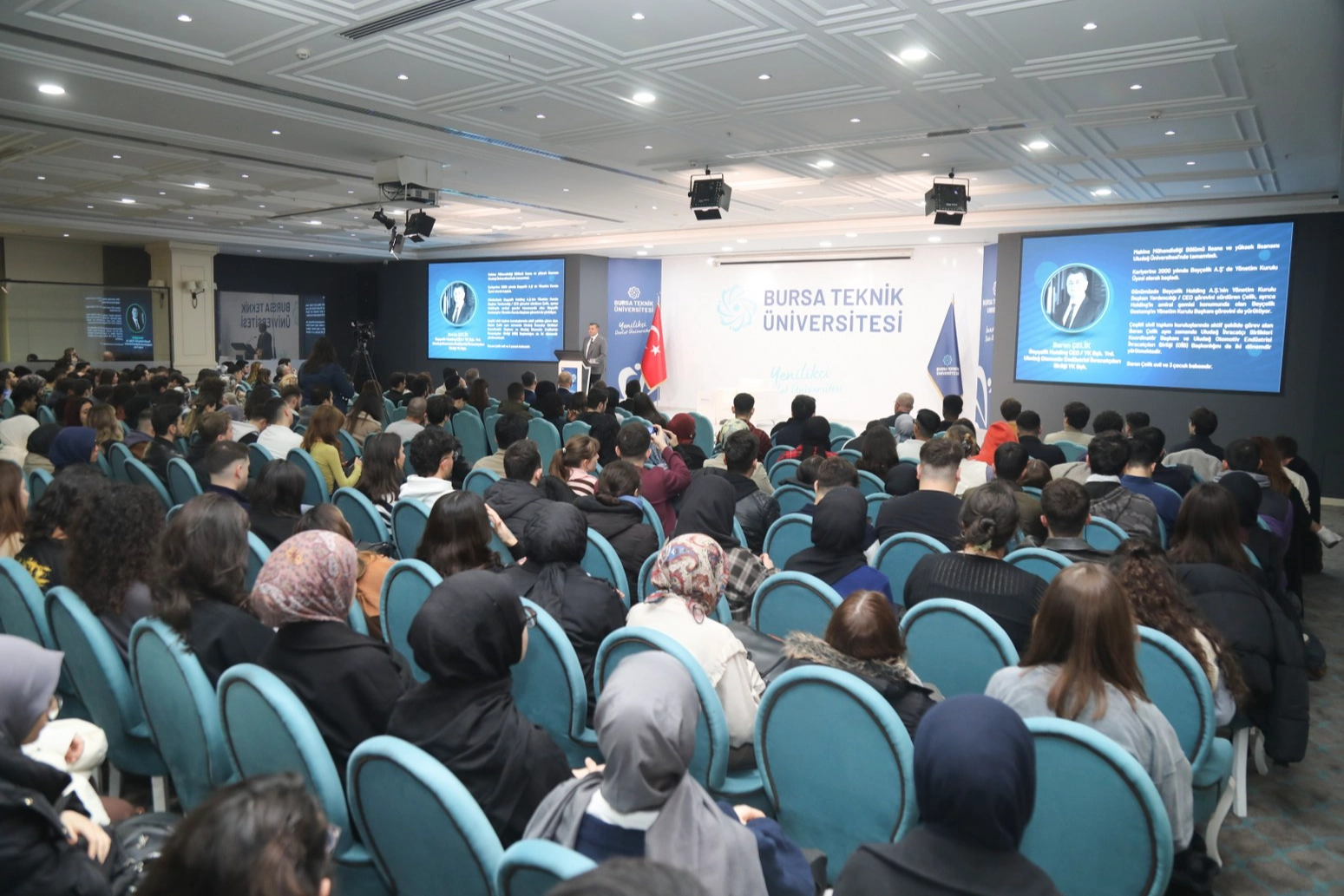 BTÜ Konuşmaları’nın konuğu Baran Çelik oldu
