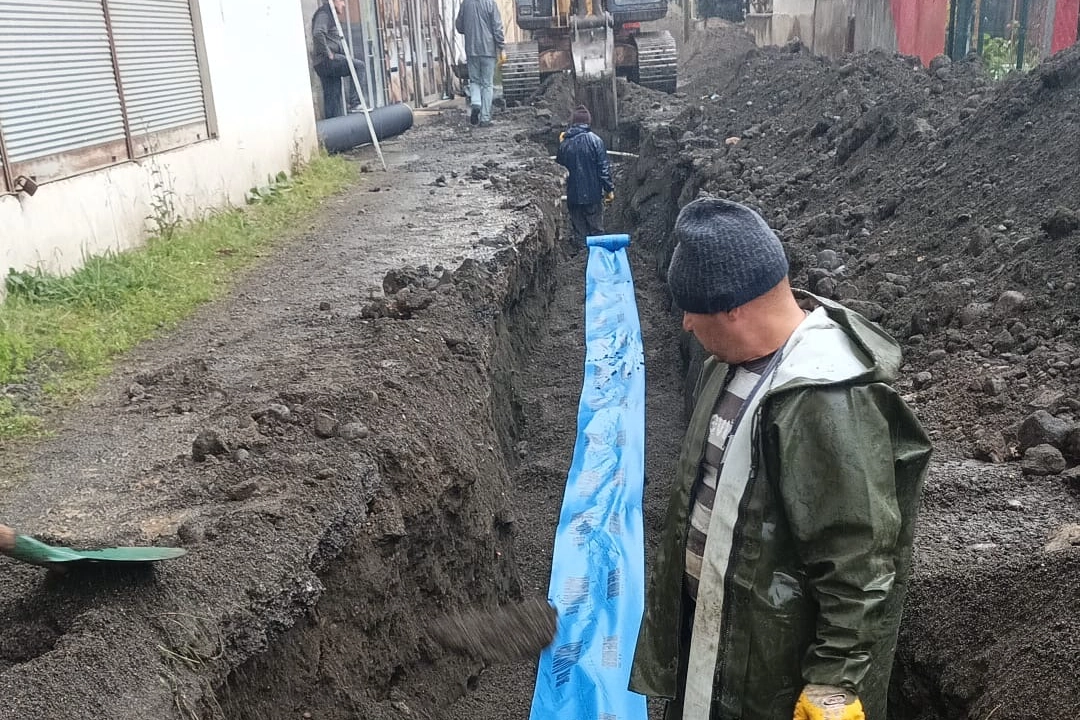 Trabzon'da Hacıköy’e altyapı hamlesi