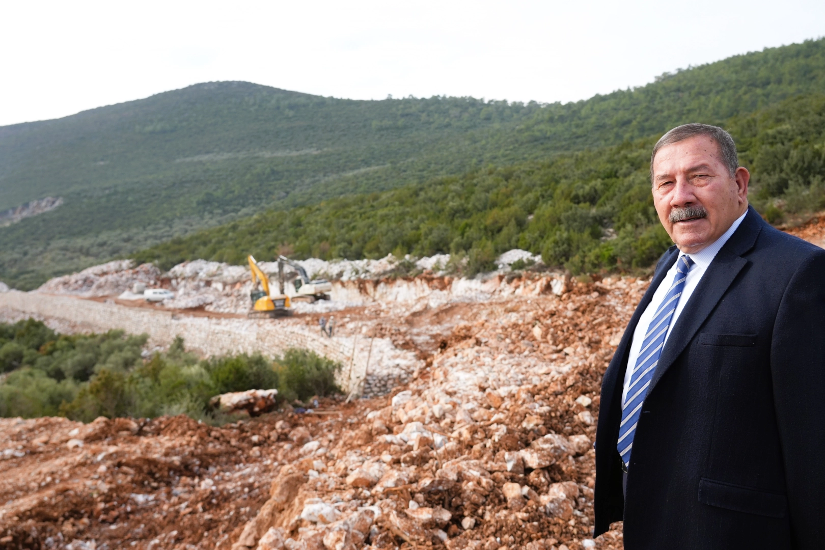 Muğla Milas'ta hastane yolunda çalışmalar hızlandı