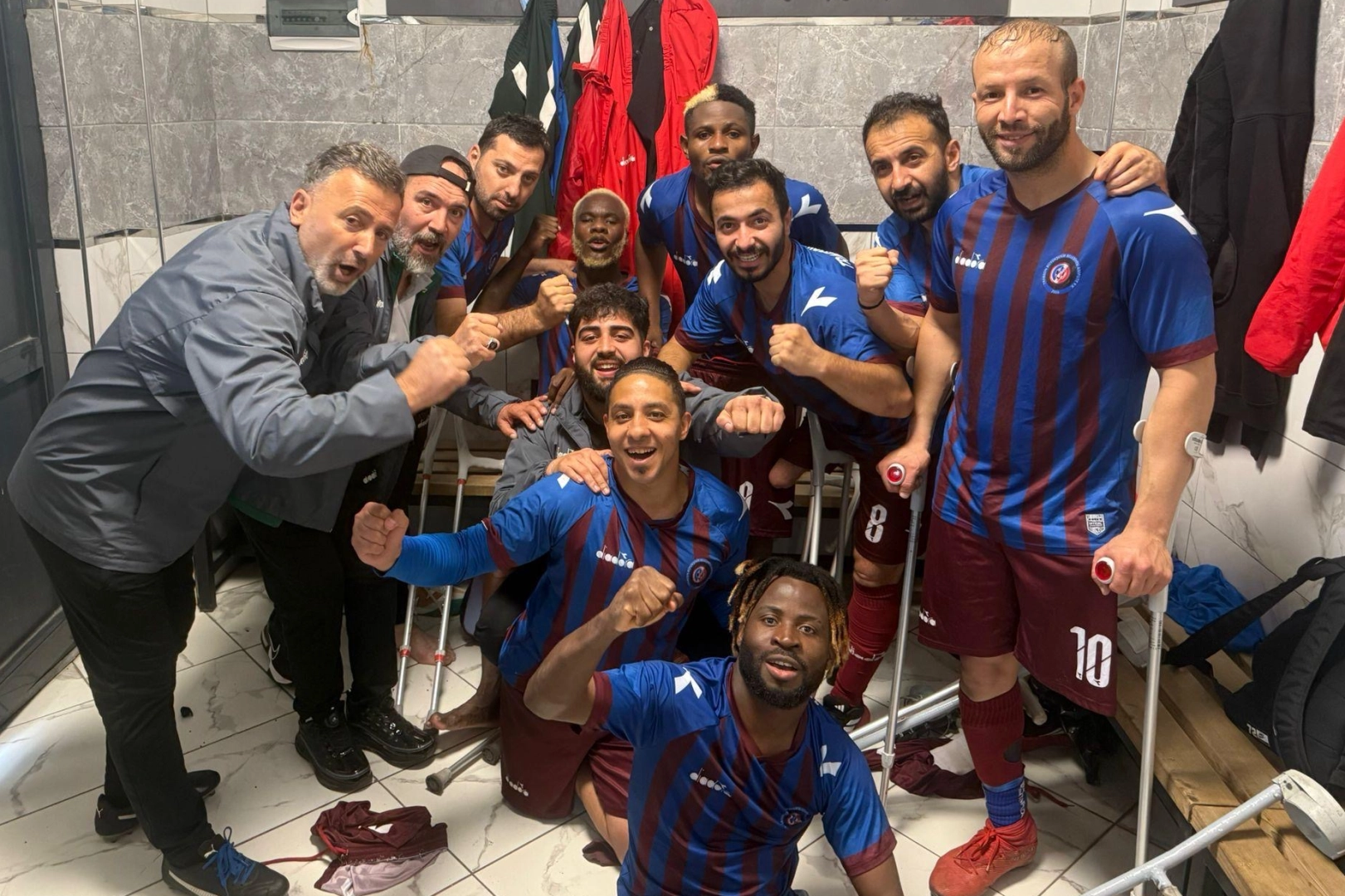 Trabzon Ampute Futbol Takımı sahasında galip