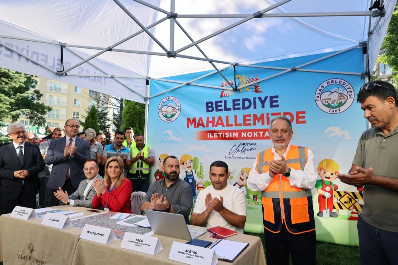 Kayseri Talas mahalle mahalle dolaşıldı