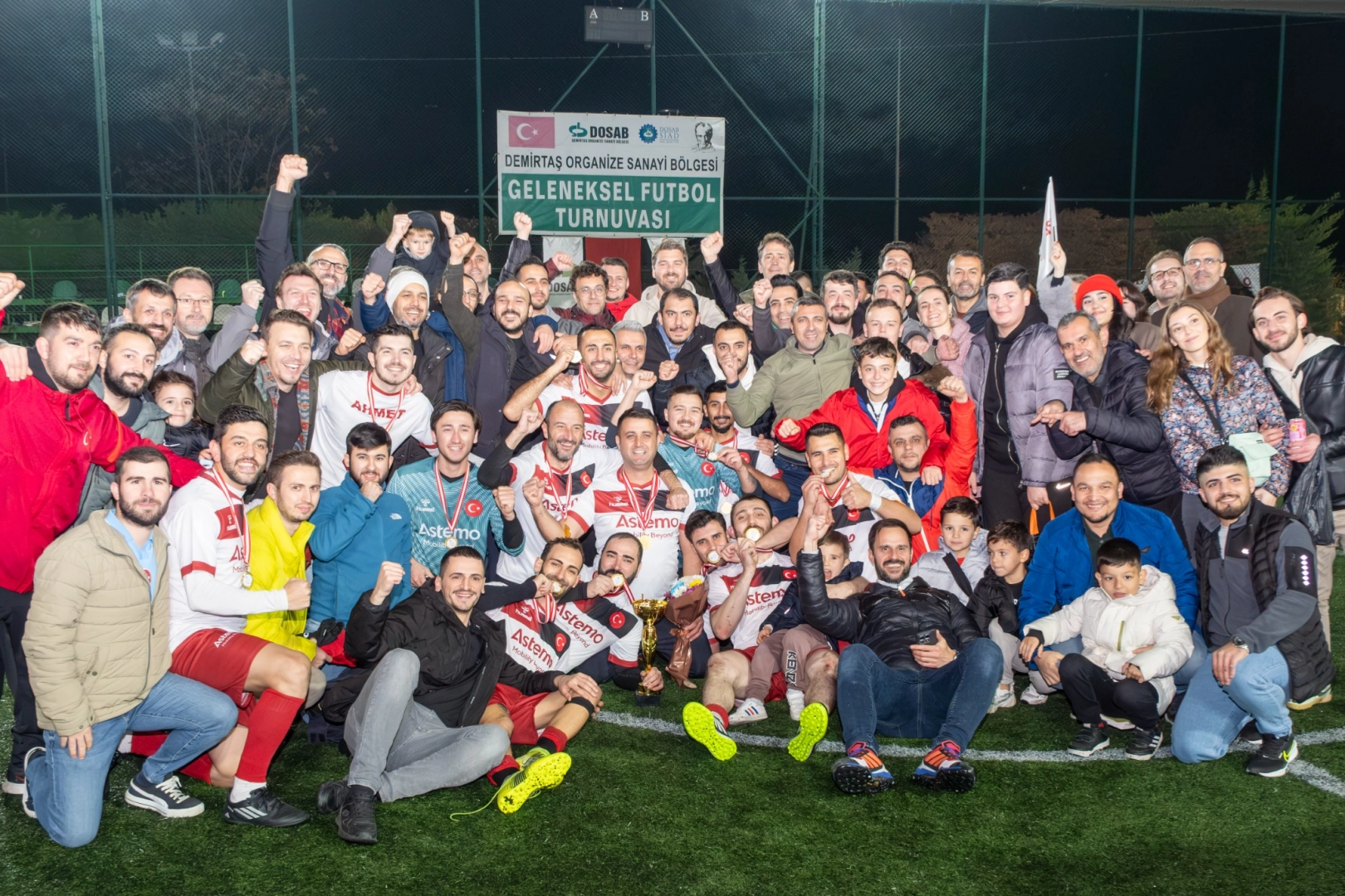 DOSAB-DOSABSİAD futbol turnuvasında şampiyon Astemo oldu