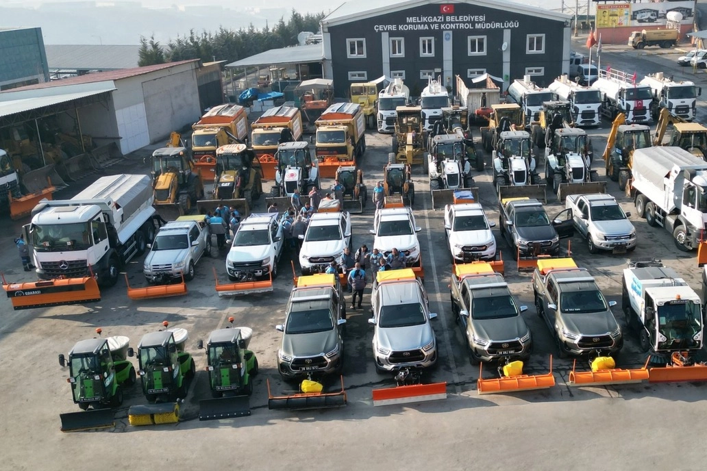 Kayseri Melikgazi kışa hazır