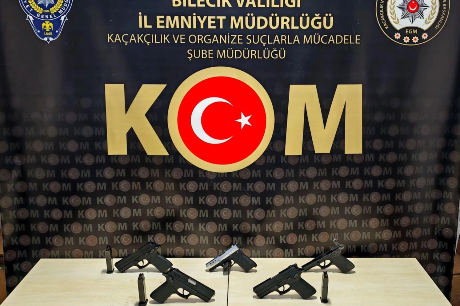 Bilecik'te kaçak silah operasyonu