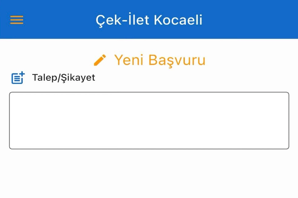 Kocaeli'de 'Çek İlet'e 5 binin üzerinde talep iletildi