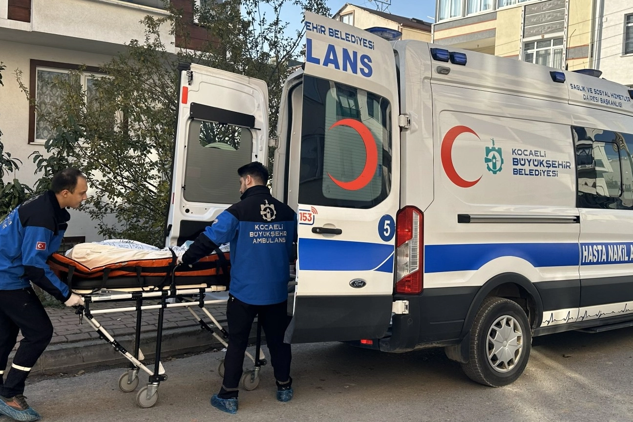 Kocaeli'de 'Hasta Nakil Ambulans'ı bir yılda 46 bin kişiye ulaştı