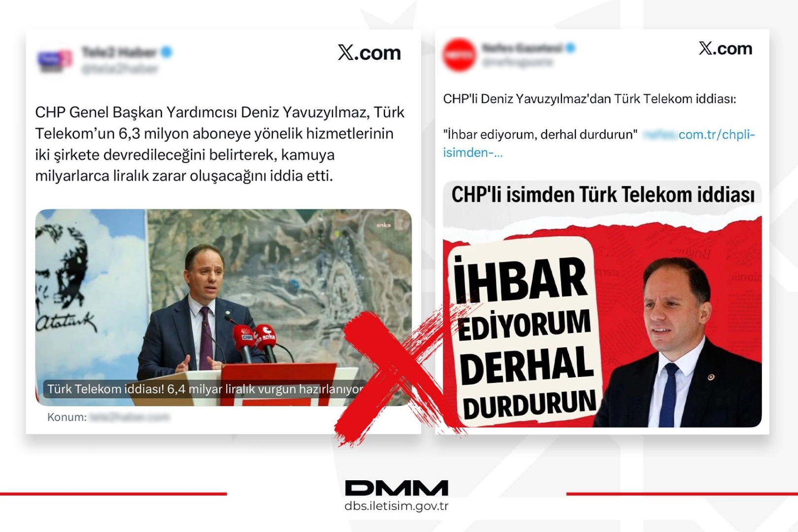 DMM: Türk Telekom hakkındaki 'hizmet devri' iddiaları asılsız