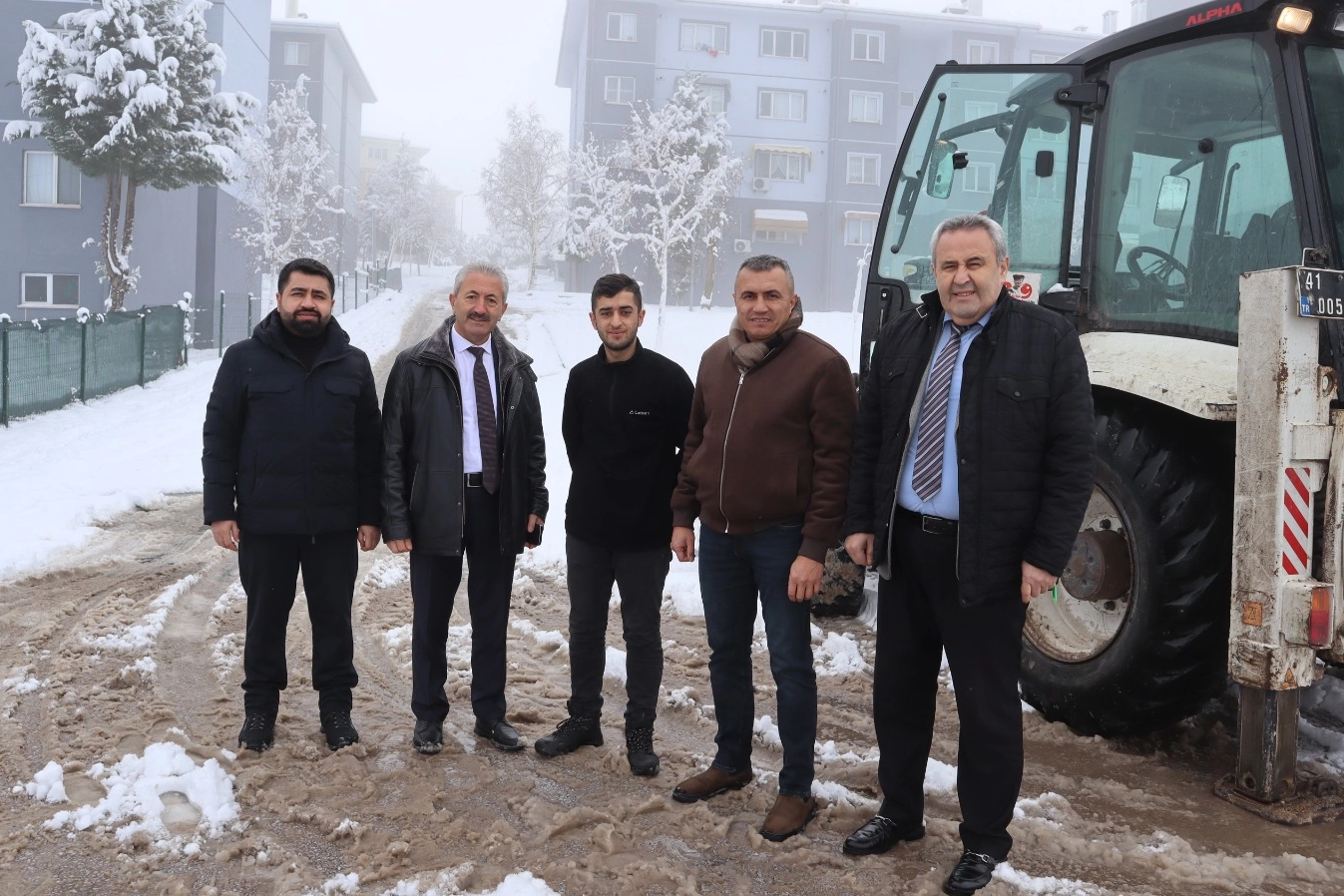 İzmit'ten muhtarlara kış çalışmaları ziyareti