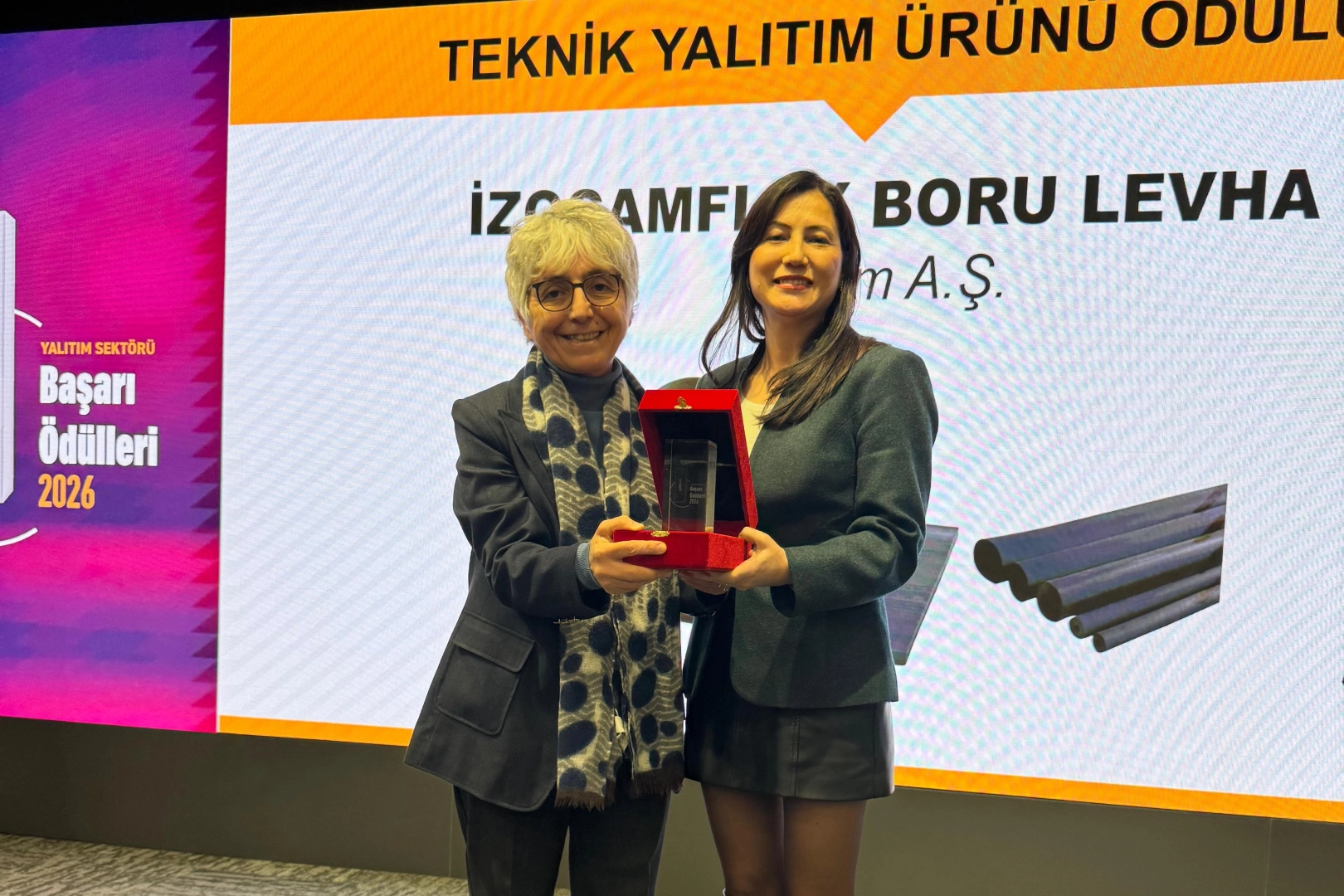 İzocam, İzocamflex ile 'Yılın Teknik Yalıtım Ödülü'nün sahibi oldu