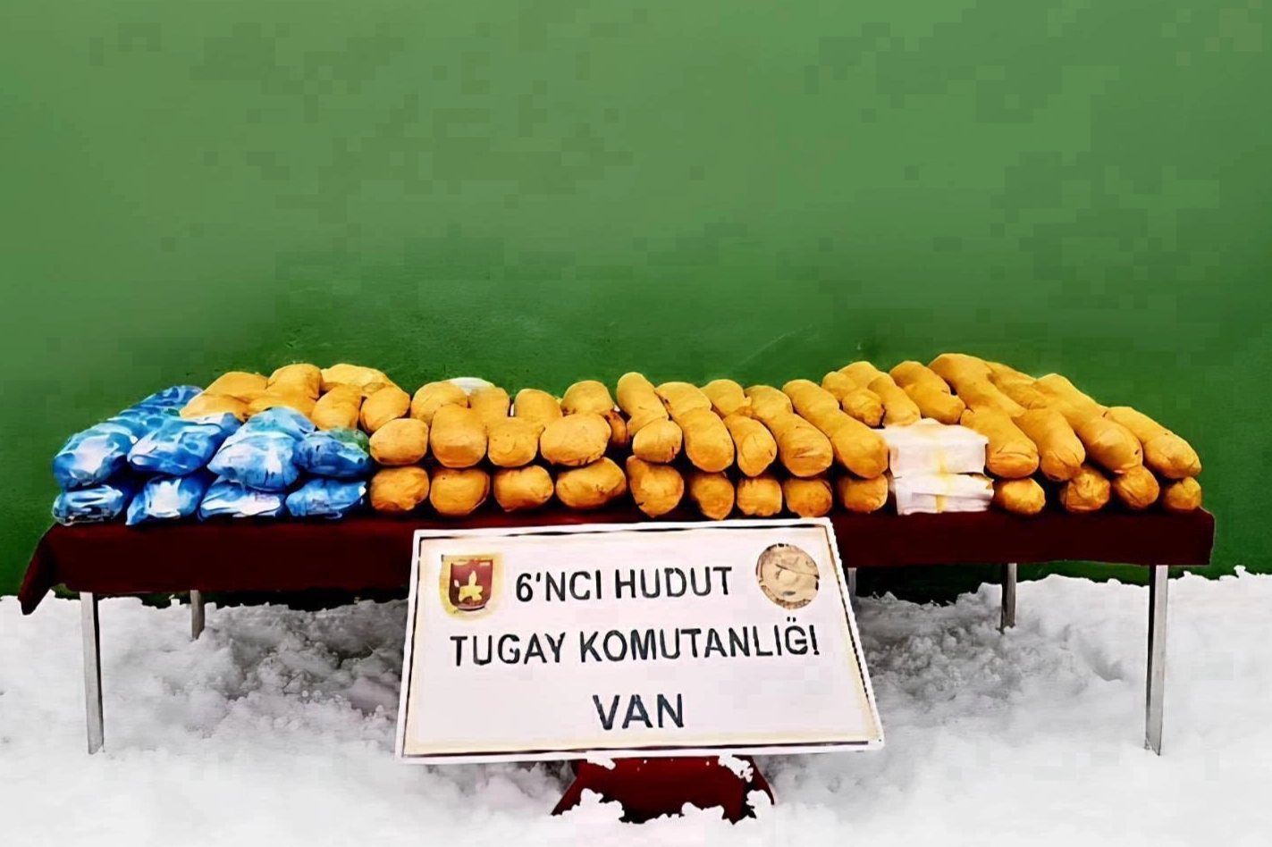 Van Hudut Hattı'nda 50 kilogram uyuşturucu ele geçirildi