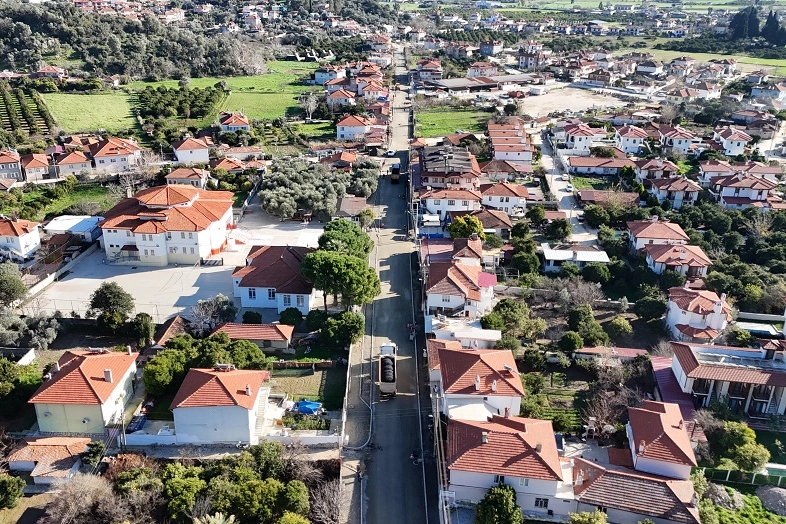 Muğla Gökova yolu yenileniyor